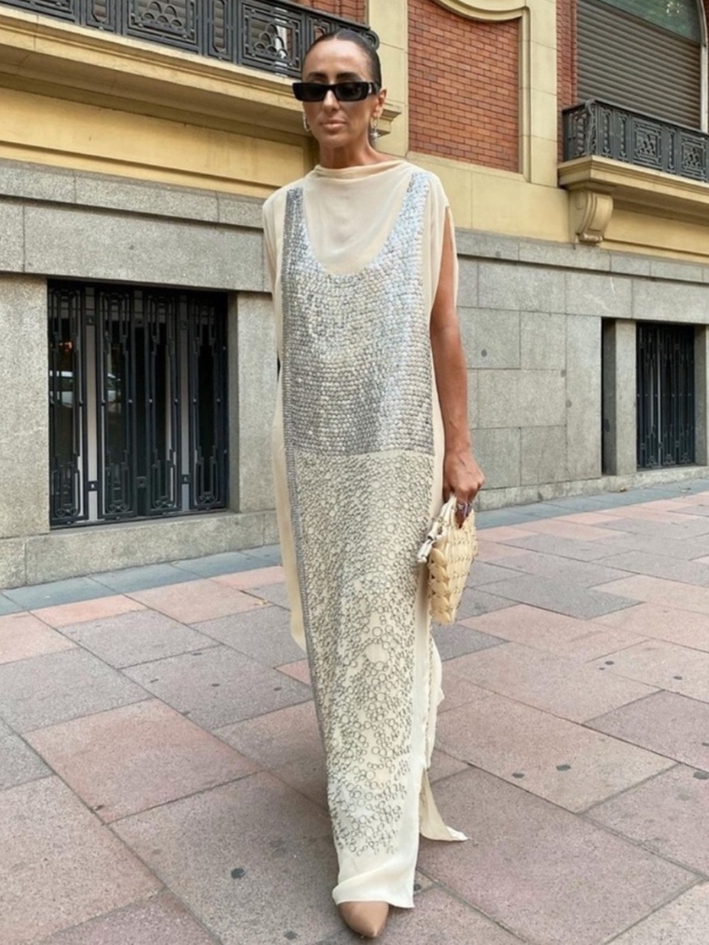 ZARA LIMITED EDITION CONTRASTING DRESS - Picture 13 of 17